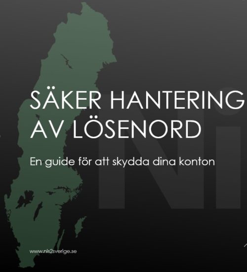 Säker hantering av lösenord